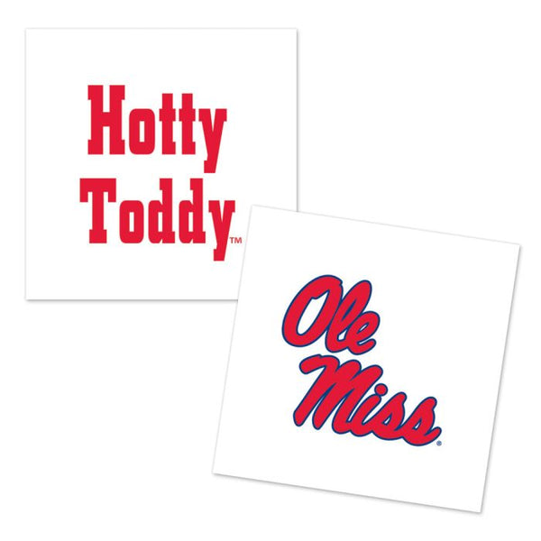 Wholesale-Ole Miss Rebels Two Designs Tattoo 4 pack