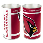 Arizona Cardinals Wastebasket - tapered 15"H