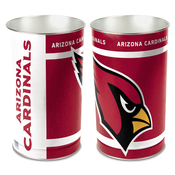 Arizona Cardinals Wastebasket - tapered 15"H