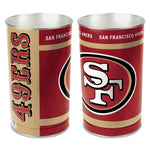 San Francisco 49ers Wastebasket - tapered 15"H