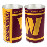 Washington Commanders Wastebasket - tapered 15"H