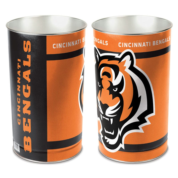 Cincinnati Bengals Wastebasket - tapered 15"H