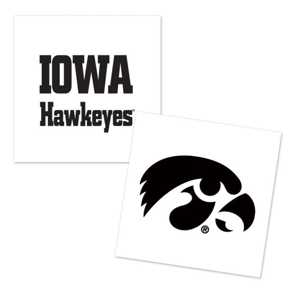 Wholesale-Iowa Hawkeyes Two Designs Tattoo 4 pack