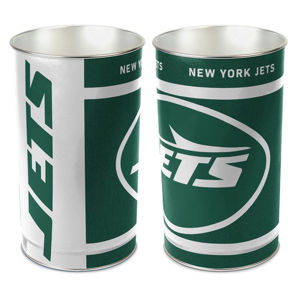 New York Jets Wastebasket - tapered 15"H