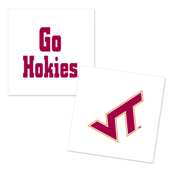 Wholesale-Virginia Tech Hokies Two Designs Tattoo 4 pack