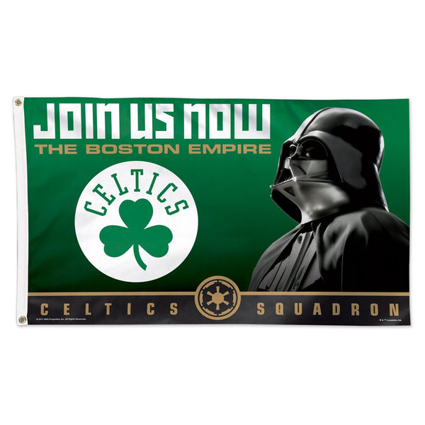 Boston Celtics / Star Wars Star Wars Flag - Deluxe 3' X 5'