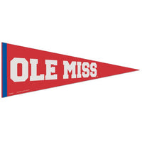 Wholesale-Ole Miss Rebels /College Vault Premium Pennant 12" x 30"