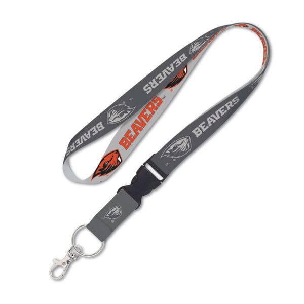 Wholesale-Oregon State Beavers Lanyard w/detachable buckle 1"