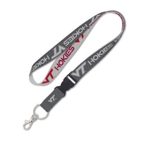 Wholesale-Virginia Tech Hokies Lanyard w/detachable buckle 1"