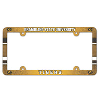 Grambling Tigers Lic Plate Frame Full Color