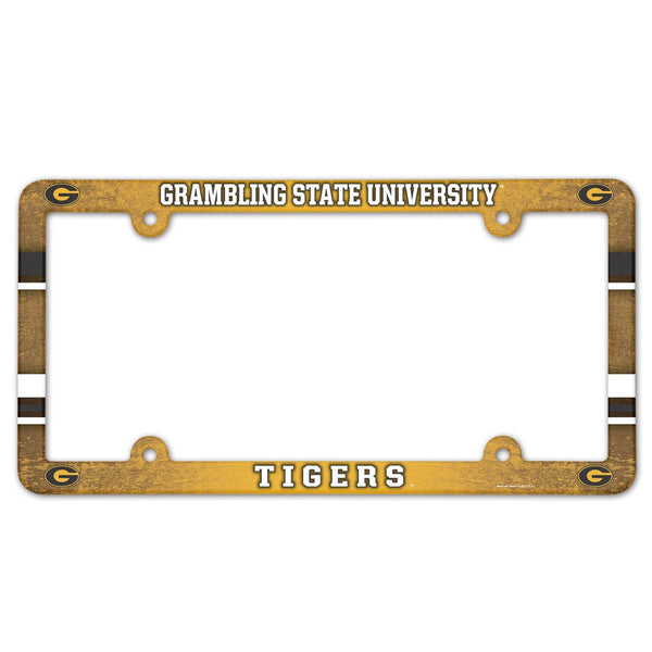 Grambling Tigers Lic Plate Frame Full Color