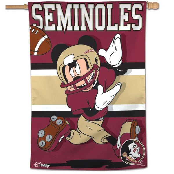 Wholesale-Florida State Seminoles / Disney MICKEY MOUSE Vertical Flag 28" x 40"