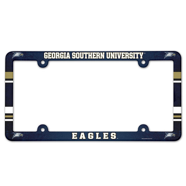 Georgia Southern Eagles Lic Plate Frame Full Color
