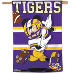 LSU Tigers / Disney MICKEY MOUSE Vertical Flag 28" x 40"