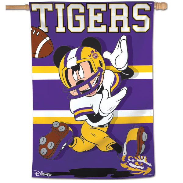 LSU Tigers / Disney MICKEY MOUSE Vertical Flag 28" x 40"