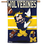 Wholesale-Michigan Wolverines / Disney MICKEY MOUSE Vertical Flag 28" x 40"