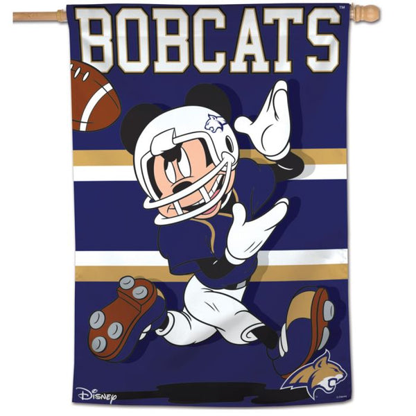 Wholesale-Montana State Bobcats / Disney MICKEY MOUSE Vertical Flag 28" x 40"