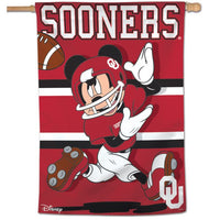 Wholesale-Oklahoma Sooners / Disney MICKEY MOUSE Vertical Flag 28" x 40"