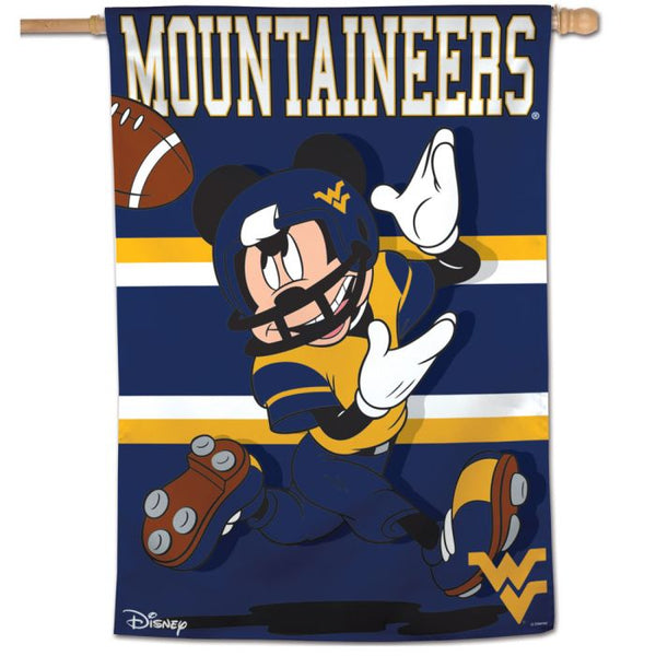 Wholesale-West Virginia Mountaineers / Disney MICKEY MOUSE Vertical Flag 28" x 40"