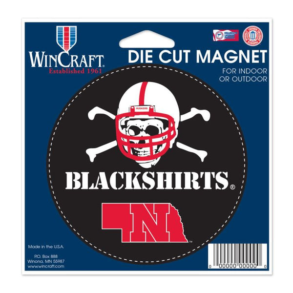 Wholesale-Nebraska Cornhuskers BLACKSHIRT Die Cut Magnet 4.5" x 6"