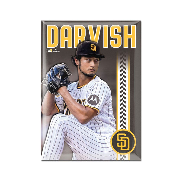 San Diego Padres Metal Magnet 2.5" x 3.5" Yu Darvish
