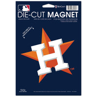 Houston Astros Die Cut Logo Magnet 6.25" x 9"