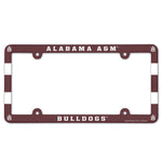 Alabama A&M Bulldogs Lic Plate Frame Full Color