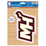Miami Heat Die Cut Logo Magnet 6.25" x 9"