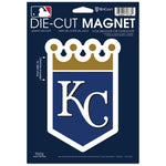 Kansas City Royals Die Cut Logo Magnet 6.25" x 9"