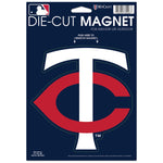 Minnesota Twins Die Cut Logo Magnet 6.25" x 9"