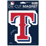 Texas Rangers Die Cut Logo Magnet 6.25" x 9"