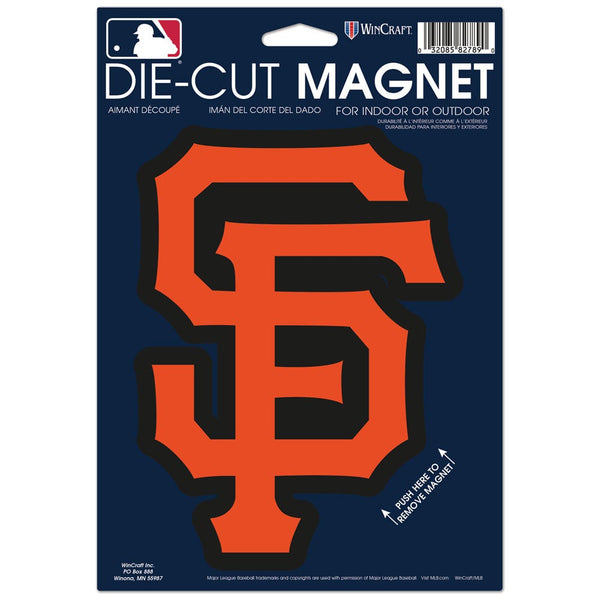 San Francisco Giants Die Cut Logo Magnet 6.25" x 9"