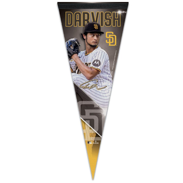 San Diego Padres PLAYERS CHOICE DIAMOND CLUB(R) Premium Pennant 12" x 30" Yu Darvish
