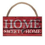 Atlanta Falcons Wood Sign w/Rope 5" x 10"