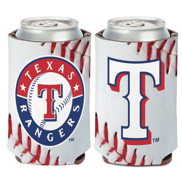 Texas Rangers BALL DESIGN Can Cooler 12 oz.