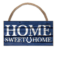 Indianapolis Colts Wood Sign w/Rope 5" x 10"