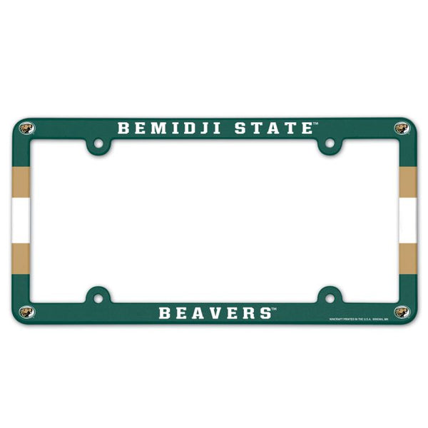 Wholesale-Bemidji State Beavers Lic Plate Frame Full Color