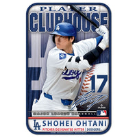 Los Angeles Dodgers Plastic Sign 11" x 17" Shohei Ohtani