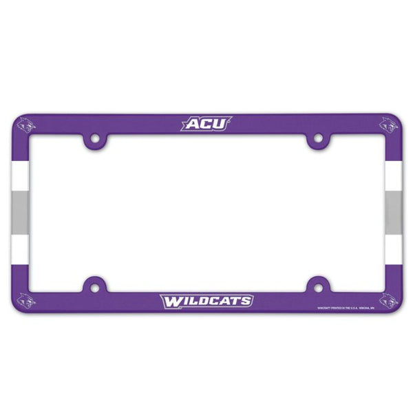 Wholesale-Abilene Christian Wildcats Lic Plate Frame Full Color