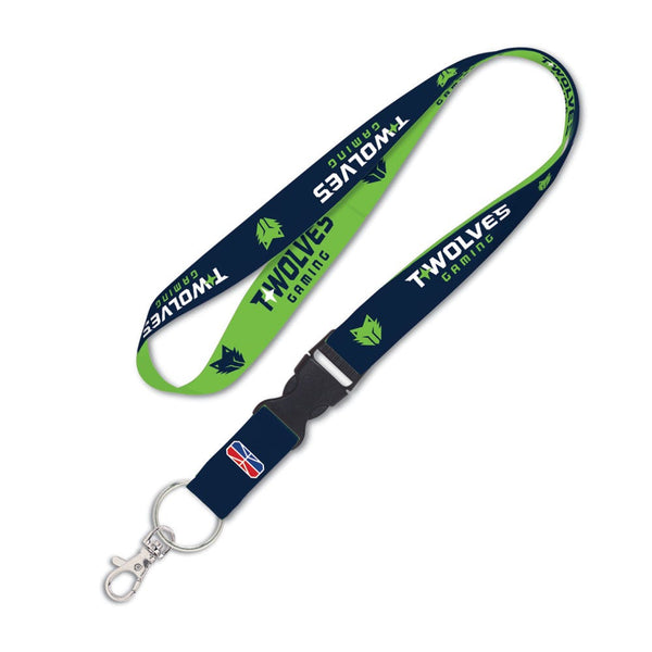 Twolves Gaming Minnesota Timberwolves Lanyard w/detachable buckle 1"