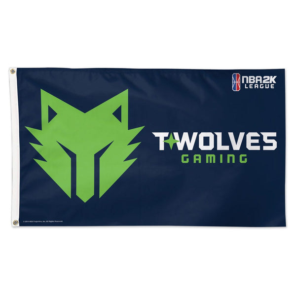 Twolves Gaming Minnesota Timberwolves Flag - Deluxe 3' X 5'