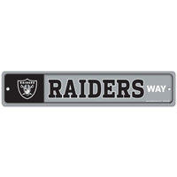 Las Vegas Raiders Street / Zone Sign 3.75" x 19"