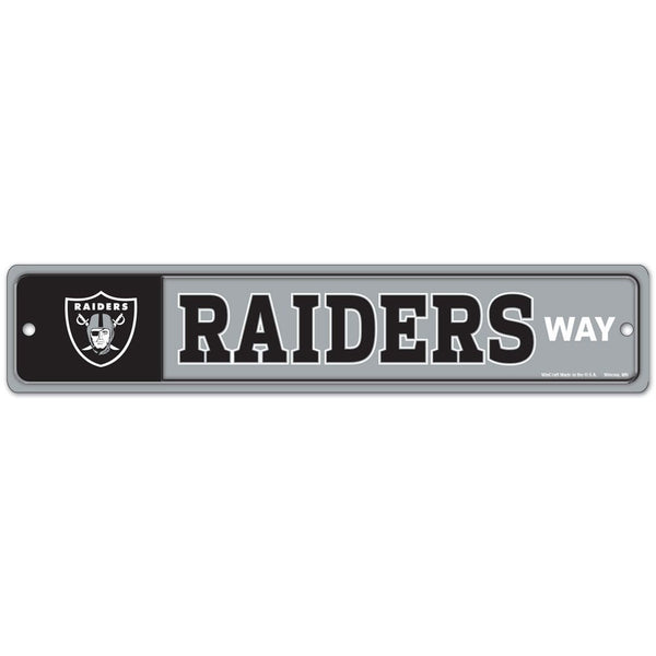 Las Vegas Raiders Street / Zone Sign 3.75" x 19"