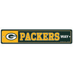 Green Bay Packers Street / Zone Sign 3.75" X 19"