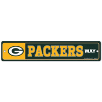 Green Bay Packers Street / Zone Sign 3.75" X 19"