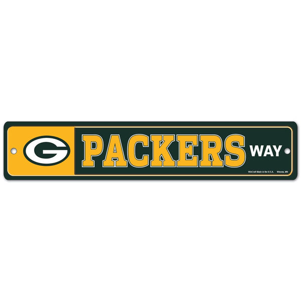 Green Bay Packers Street / Zone Sign 3.75" X 19"