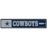 Dallas Cowboys Street / Zone Sign 3.75 x 19