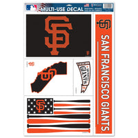 San Francisco Giants Multi Use Decal 11" x 17"