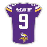 Minnesota Vikings Collector Pin Jewelry Card JJ McCarthy