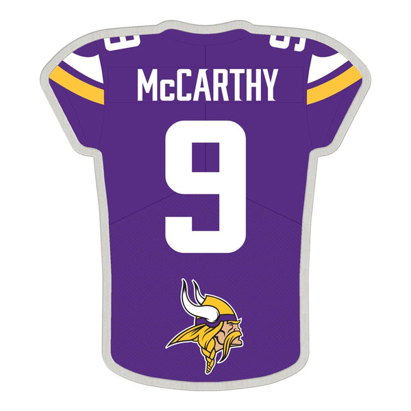 Minnesota Vikings Collector Pin Jewelry Card JJ McCarthy